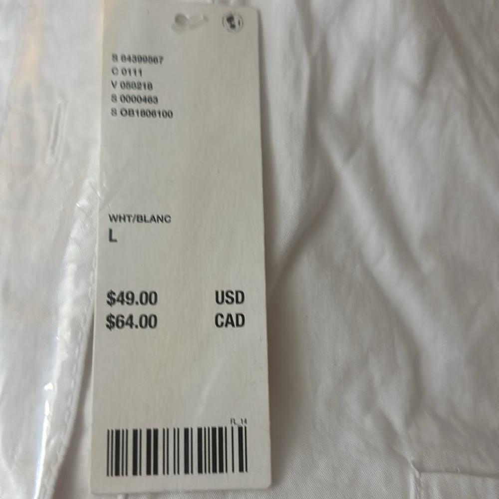 BDG Corey Cropped Button-Down Shirt NWT - Picture 8 of 9